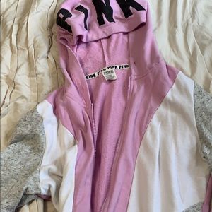 Pink hoodie